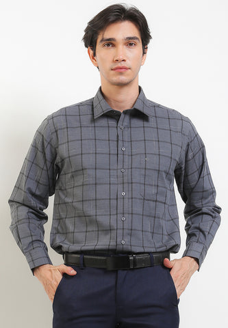 Cardinal Kemeja Semi Fit Pria F2406J04E