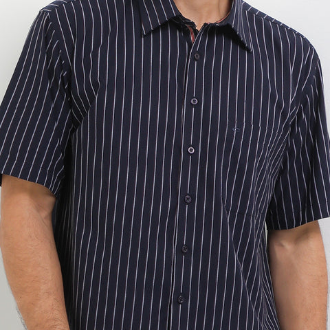 Cardinal Kemeja Lengan Pendek Semi Fit Pria F2420P02H