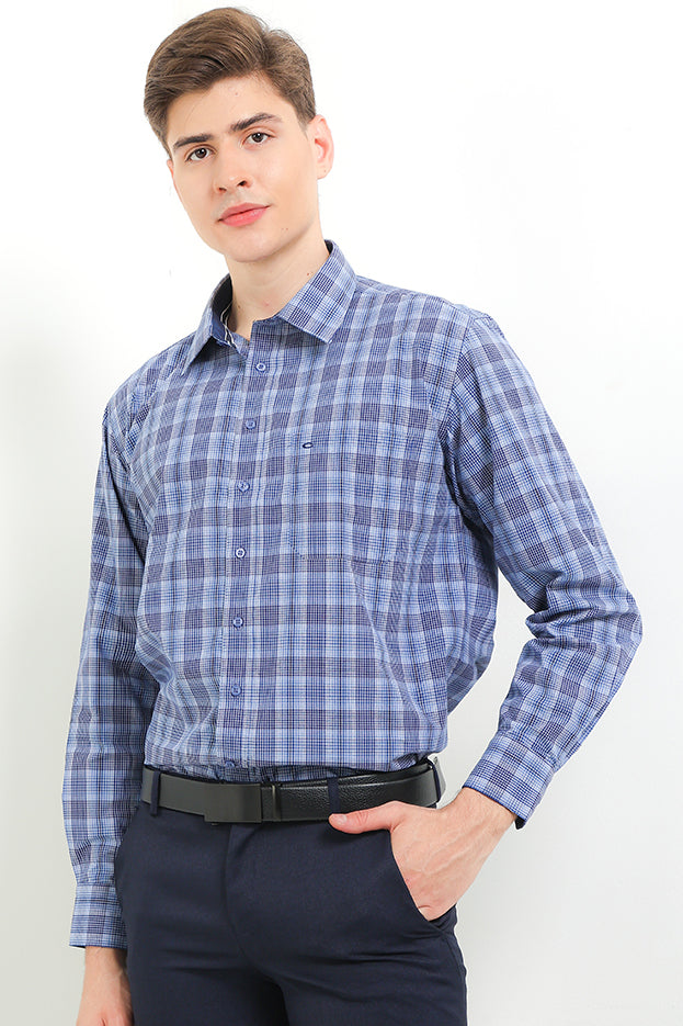 Cardinal Kemeja Lengan Panjang Semi Fit Pria F2421J02E
