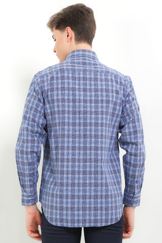 Cardinal Kemeja Lengan Panjang Semi Fit Pria F2421J02E