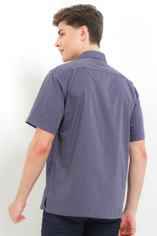 Cardinal Kemeja Lengan Pendek Semi Fit Pria F2428P02E