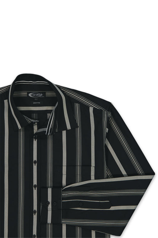 Cardinal Kemeja Lengan Panjang Semi Fit Pria Big Size F2435N01A