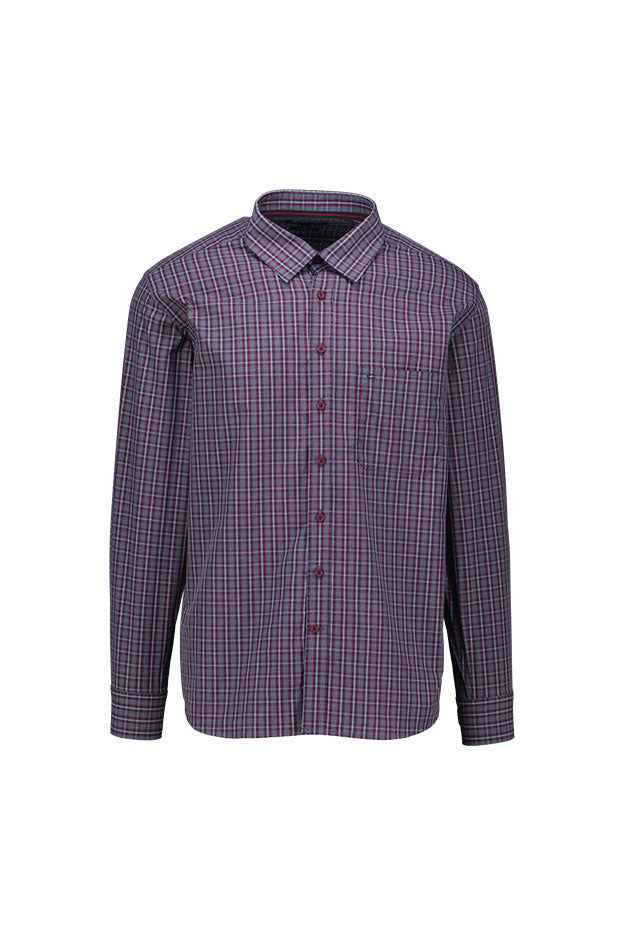 Cardinal Kemeja Lengan Panjang Semi Fit Pria F2436J11F