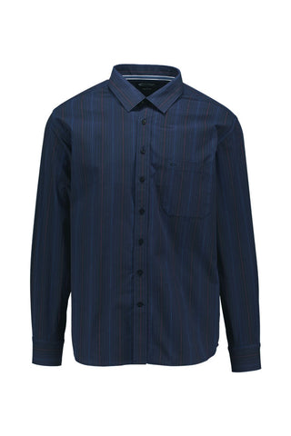 Cardinal Kemeja Lengan Panjang Semi Fit Pria F2446J01C
