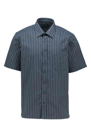 Cardinal Kemeja Lengan Pendek Semi Fit Pria F2447P04B