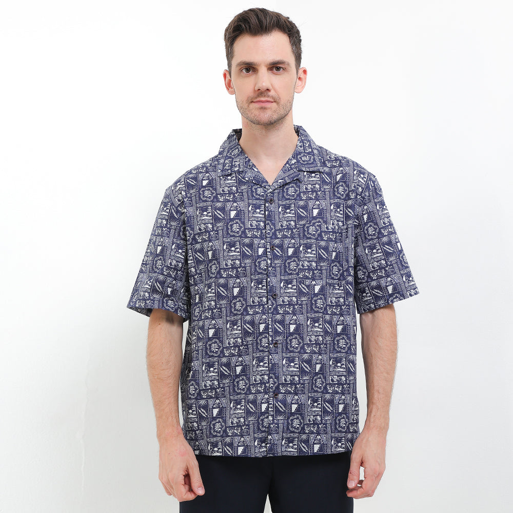 Cardinal Kemeja Lengan Pendek Semi Fit Pria F2449P02H