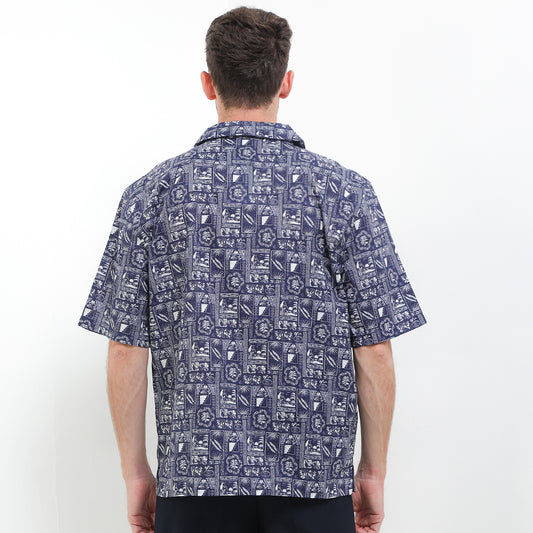 Cardinal Kemeja Lengan Pendek Semi Fit Pria F2449P02H