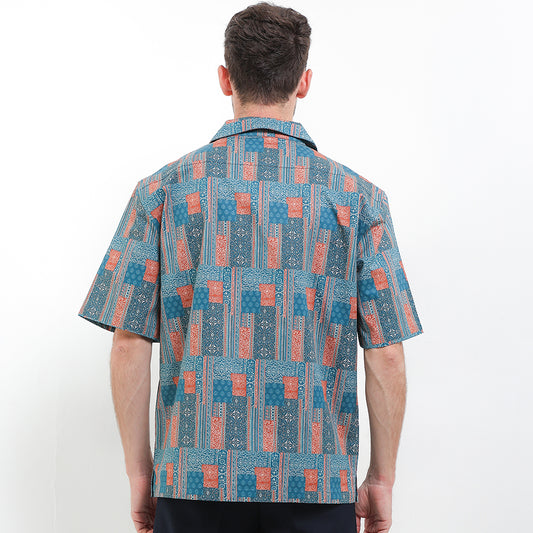 Cardinal Kemeja Lengan Pendek Semi Fit Pria F2451P02H