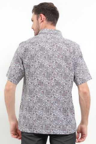 Cardinal Kemeja Lengan Pendek Semi Fit Pria F7197P11D