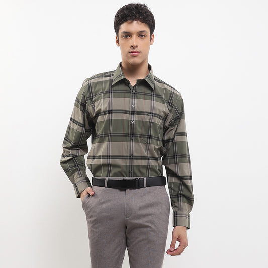 Cardinal Kemeja Lengan Panjang Semi Fit Pria F0000J06A