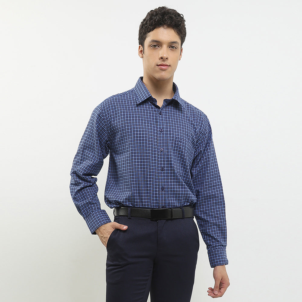 Cardinal Kemeja Lengan Panjang Semi Fit Pria F0004J02E