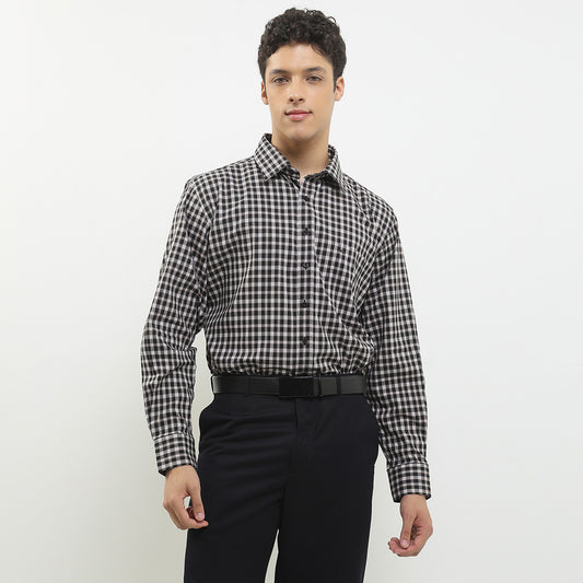 Cardinal Kemeja Lengan Panjang Semi Fit Pria F0010J01A