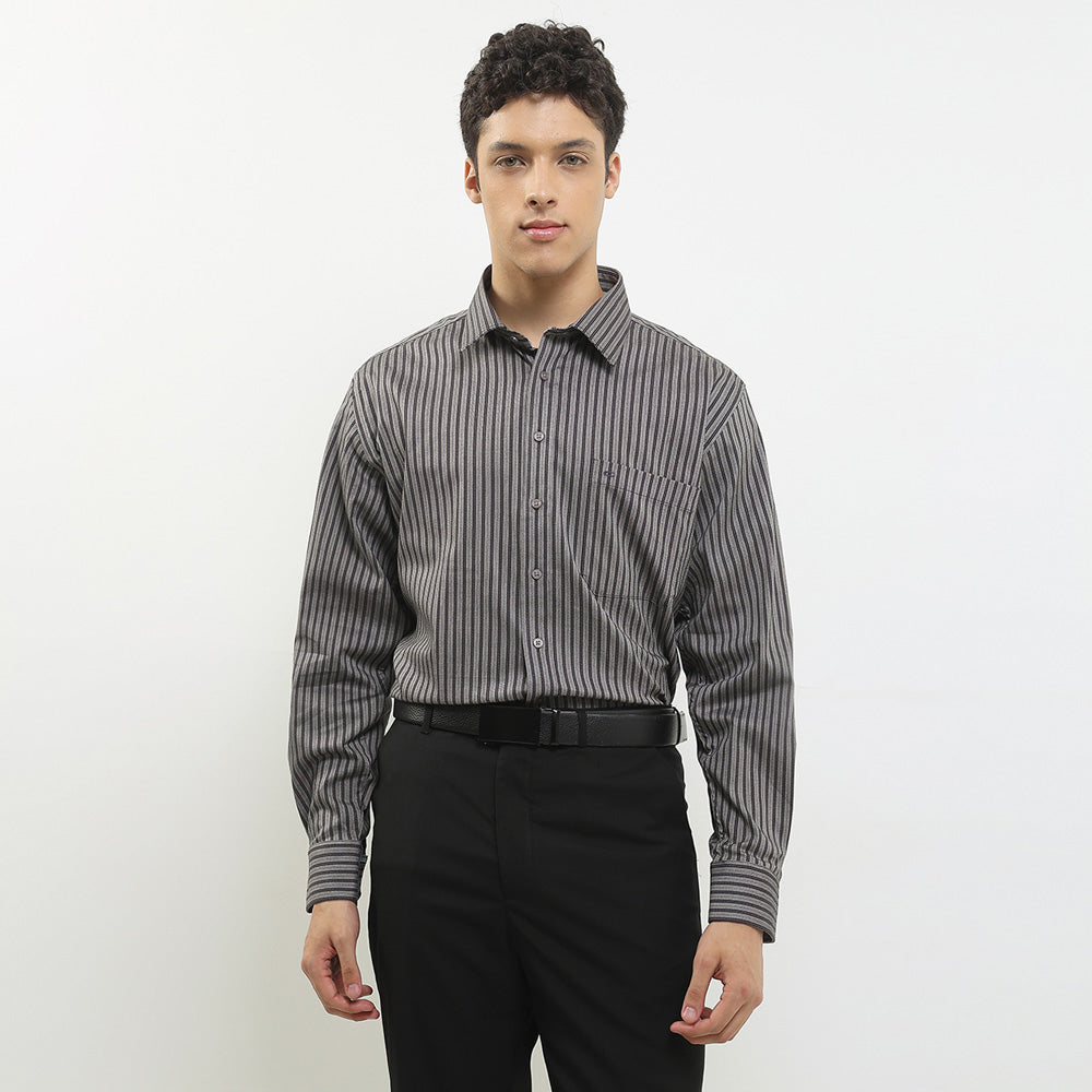 Cardinal Kemeja Lengan Panjang Semi Fit Pria F0011J04H