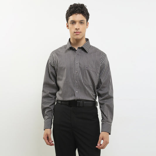 Cardinal Kemeja Lengan Panjang Semi Fit Pria F0011J04H