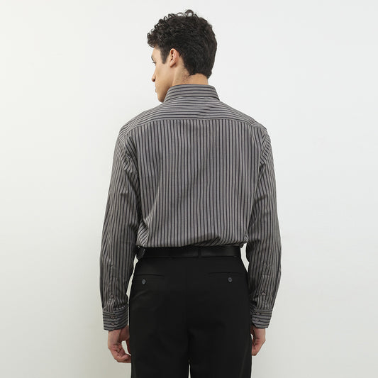 Cardinal Kemeja Lengan Panjang Semi Fit Pria F0011J04H