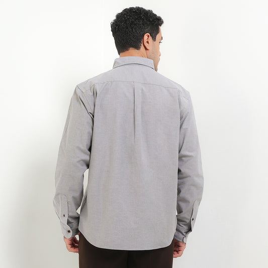 Cardinal Kemeja Lengan Panjang Relaxed Pria F0002J04H