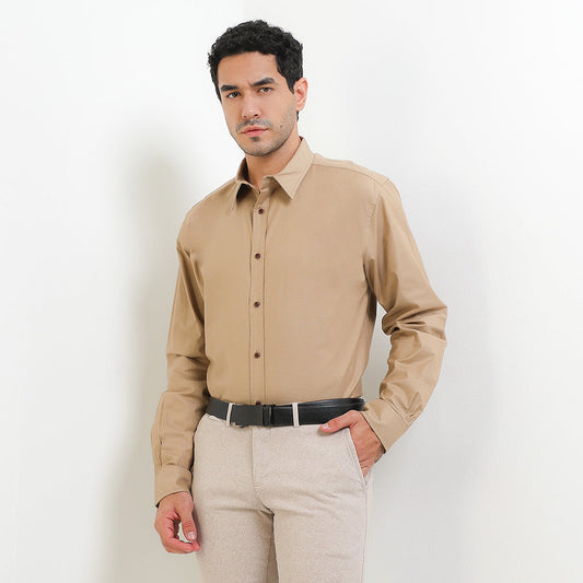 Cardinal Kemeja Lengan Panjang Relaxed Pria F0003J03E