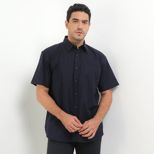 Cardinal Kemeja Lengan Pendek Relaxed Pria F0004P02H