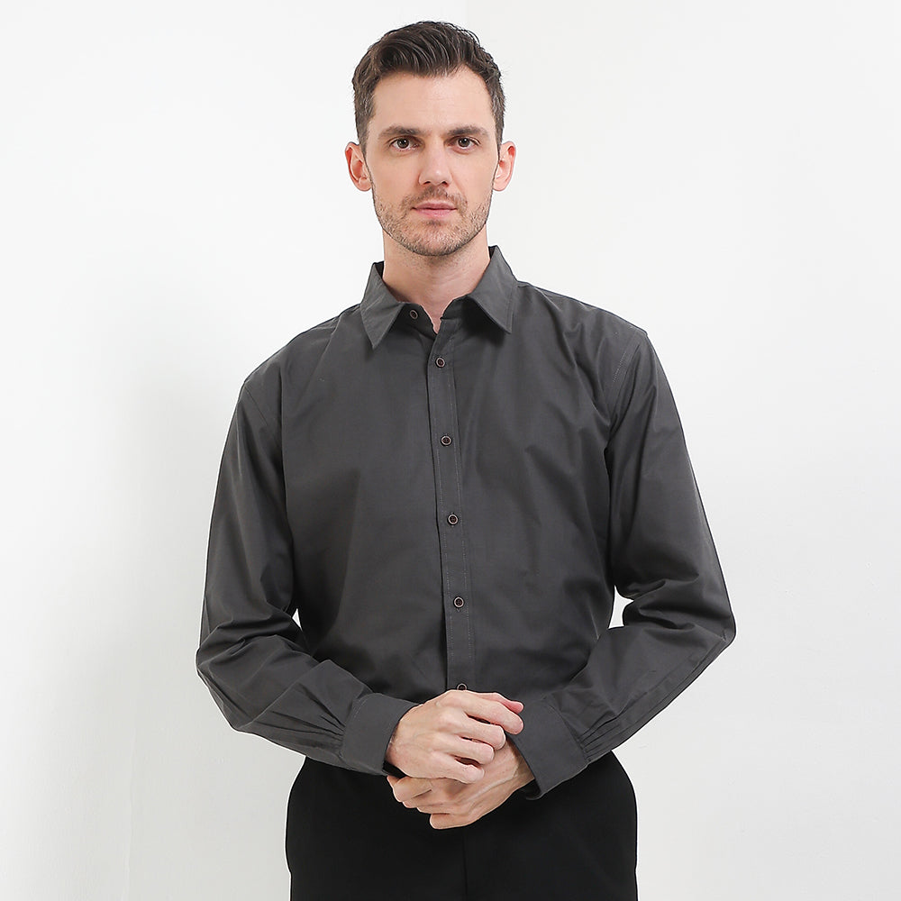 Cardinal Kemeja Lengan Panjang Relaxed Pria F0005J04A
