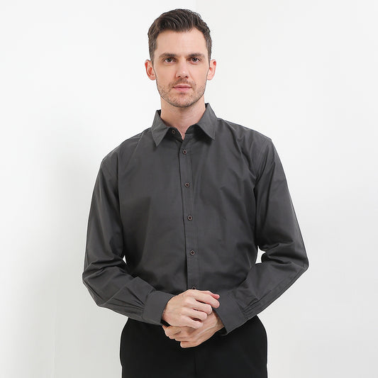 Cardinal Kemeja Lengan Panjang Relaxed Pria F0005J04A
