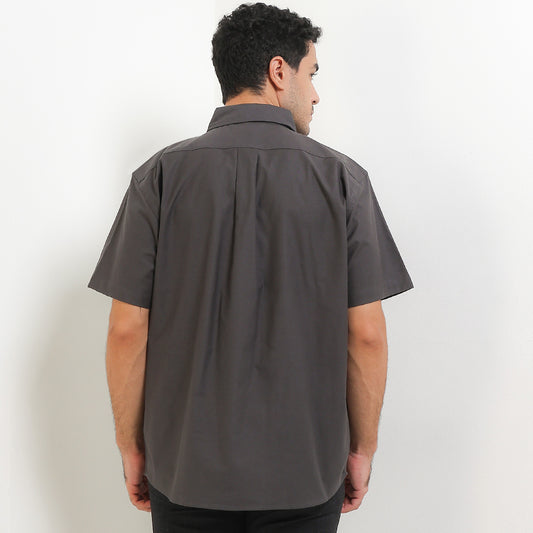 Cardinal Kemeja Lengan Pendek Relaxed Pria F0005P04A