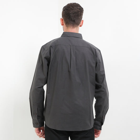 Cardinal Kemeja Lengan Panjang Relaxed Pria F0005J04A
