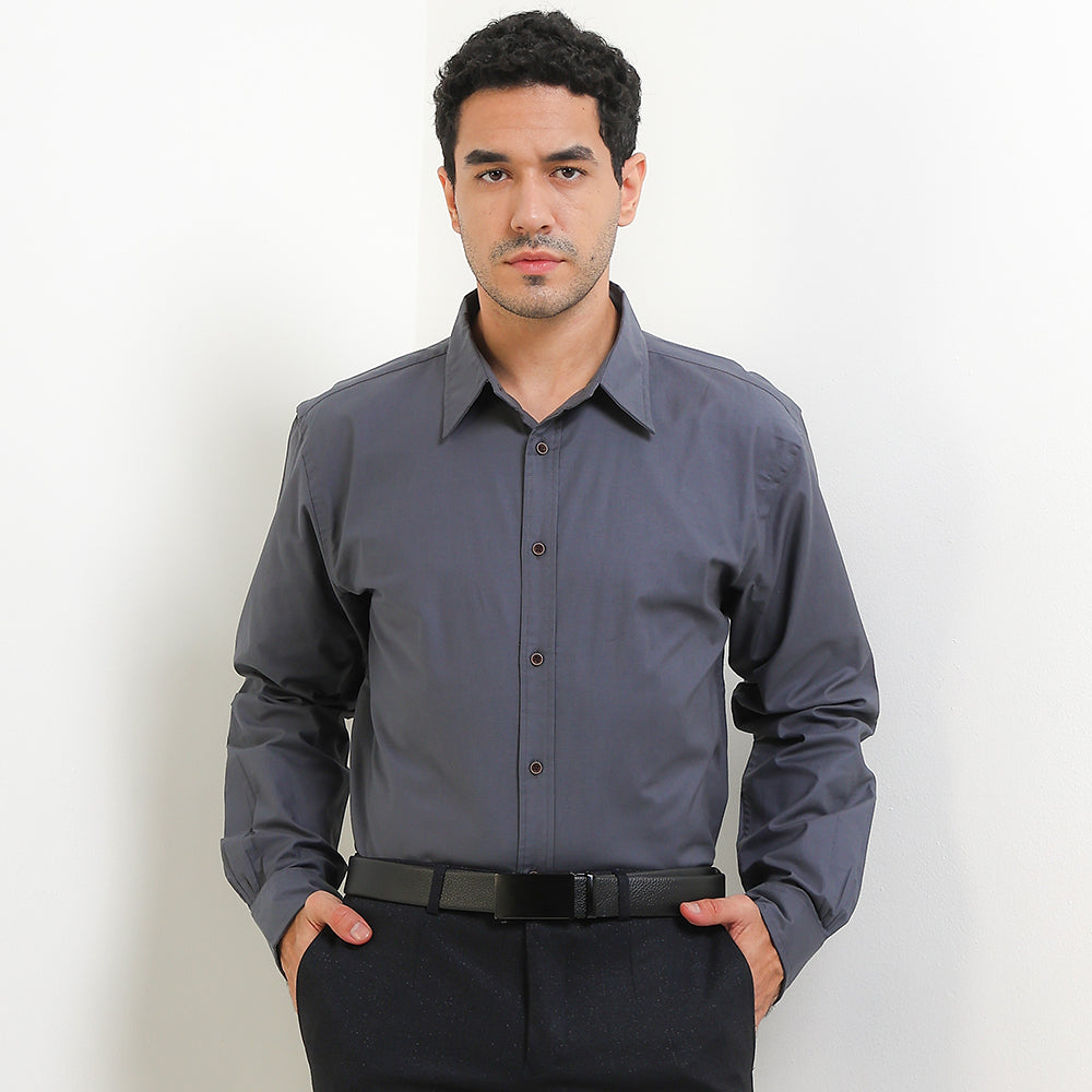 Cardinal Kemeja Lengan Panjang Relaxed Pria F0007J04B