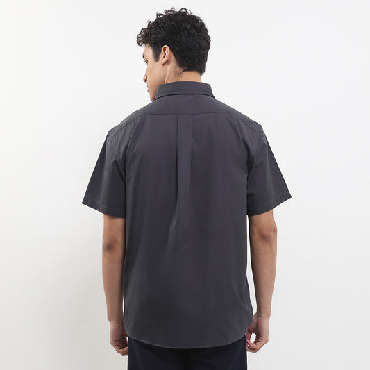 Cardinal Kemeja Lengan Pendek Relaxed Pria F0009P04B