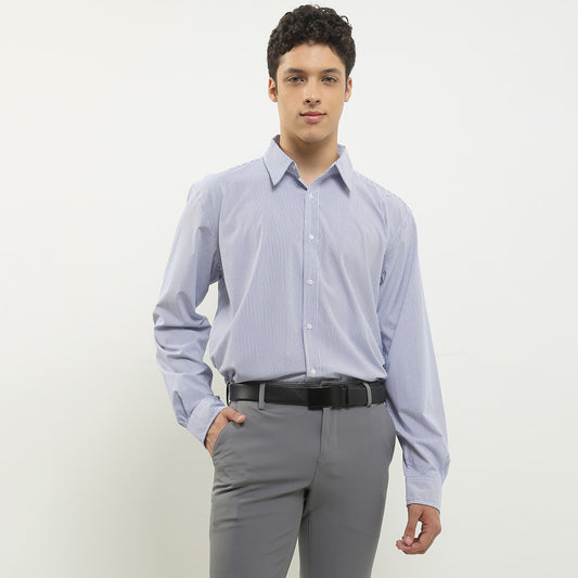 Cardinal Kemeja Lengan Panjang Relaxed Pria F0011J02A