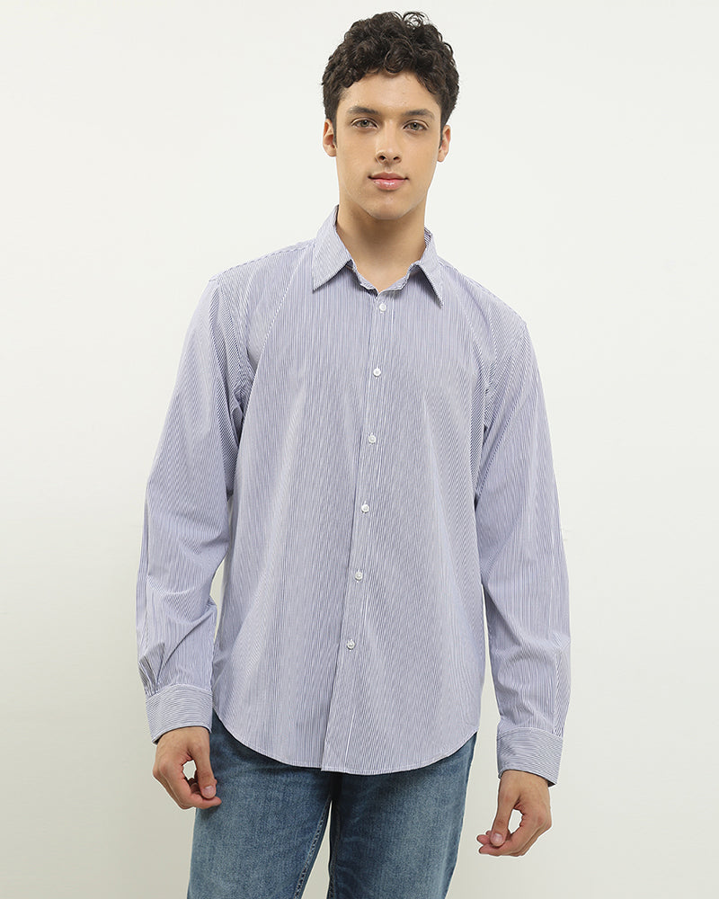 Cardinal Kemeja Lengan Panjang Relaxed Pria F0012J02E
