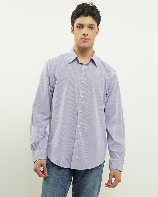 Cardinal Kemeja Lengan Panjang Relaxed Pria F0012J02E