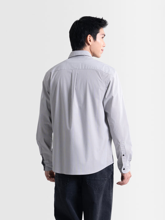 Cardinal Kemeja Lengan Panjang Relaxed Pria F0013J01A