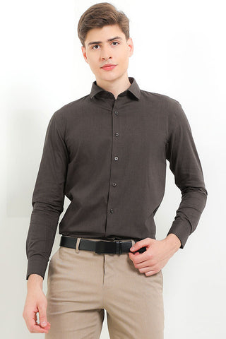 Cardinal Kemeja Lengan Panjang Slim Fit Pria F2348J03E