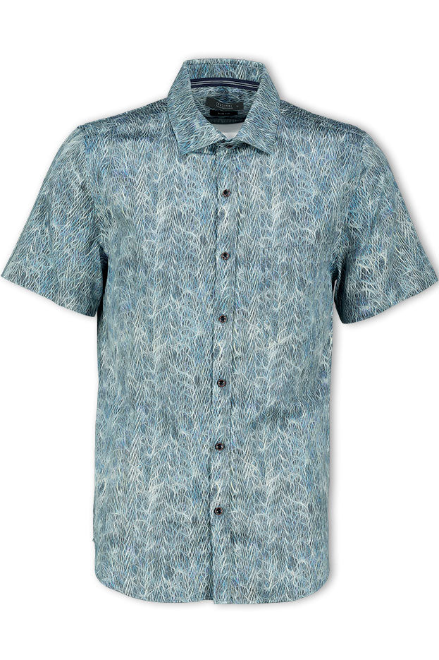 Cardinal Kemeja Lengan Pendek Slim Fit Pria F2374P02H