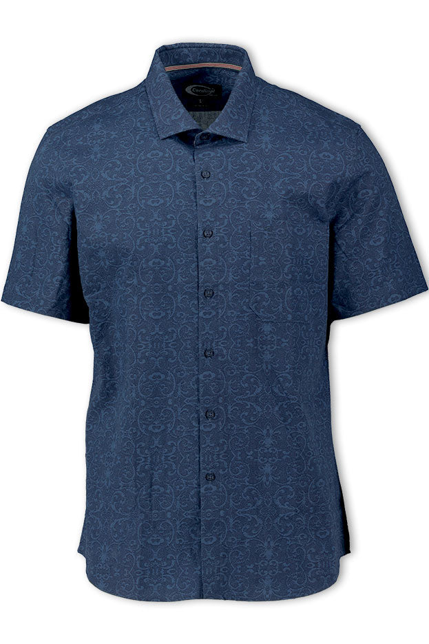 Cardinal Kemeja Lengan Pendek Slim Fit Pria F2495P02E