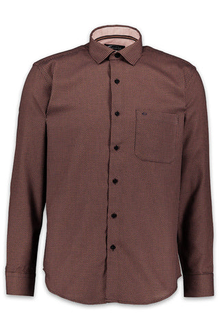 Cardinal Kemeja Lengan Panjang Slim Fit Pria F2498J10B