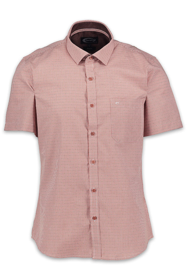 Cardinal Kemeja Lengan Pendek Slim Fit Pria F2500P10B