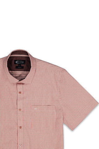 Cardinal Kemeja Lengan Pendek Slim Fit Pria F2500P10B
