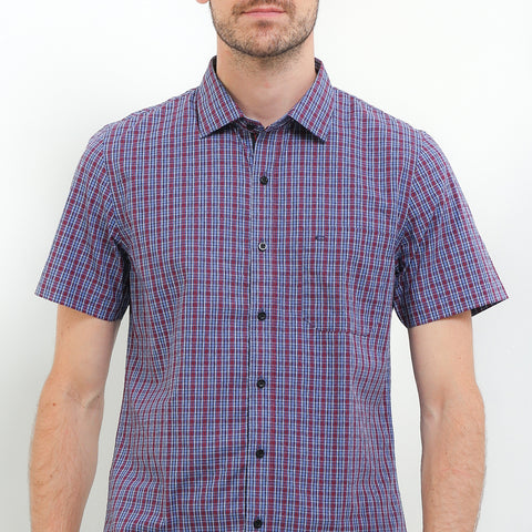 Cardinal Kemeja Lengan Pendek Slim Fit Pria F2585P02A