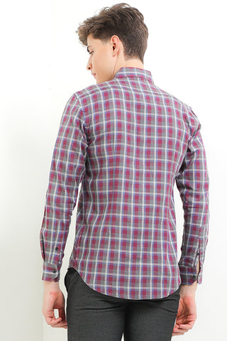 Cardinal Kemeja Lengan Panjang Slim Fit Pria F2624J04B