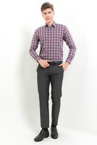 Cardinal Kemeja Lengan Panjang Slim Fit Pria F2624J04B