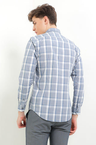 Cardinal Kemeja Lengan Panjang Slim Fit Pria F2625J02A