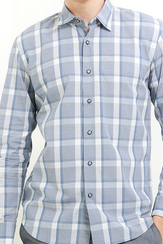 Cardinal Kemeja Lengan Panjang Slim Fit Pria F2625J02A