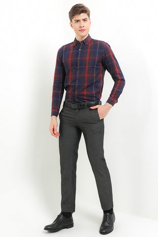 Cardinal Kemeja Lengan Panjang Slim Fit Pria F2638J11F