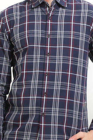 Cardinal Kemeja Lengan Panjang Slim Fit Pria F2641J02H