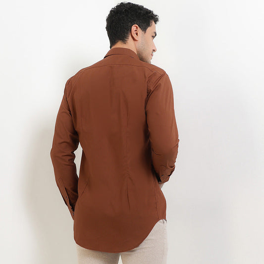 Cardinal Kemeja Lengan Panjang Slim Fit Pria F2647J11I