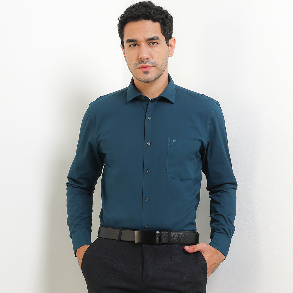 Cardinal Kemeja Lengan Panjang Slim Fit Pria F2651J06C