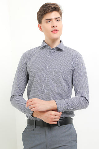 Cardinal Kemeja Lengan Panjang Slim Fit Pria F2661J04C