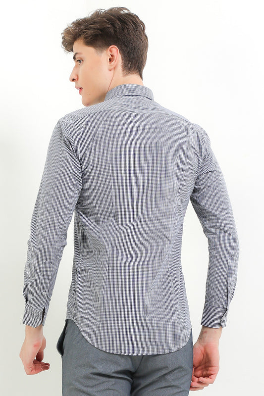 Cardinal Kemeja Lengan Panjang Slim Fit Pria F2661J04C