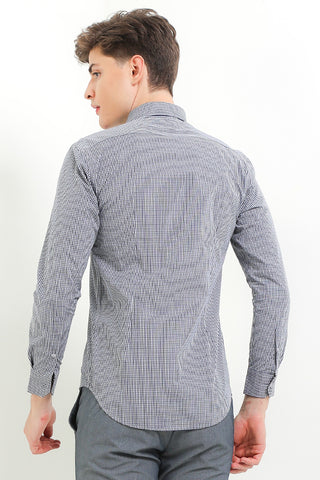 Cardinal Kemeja Lengan Panjang Slim Fit Pria F2661J04C